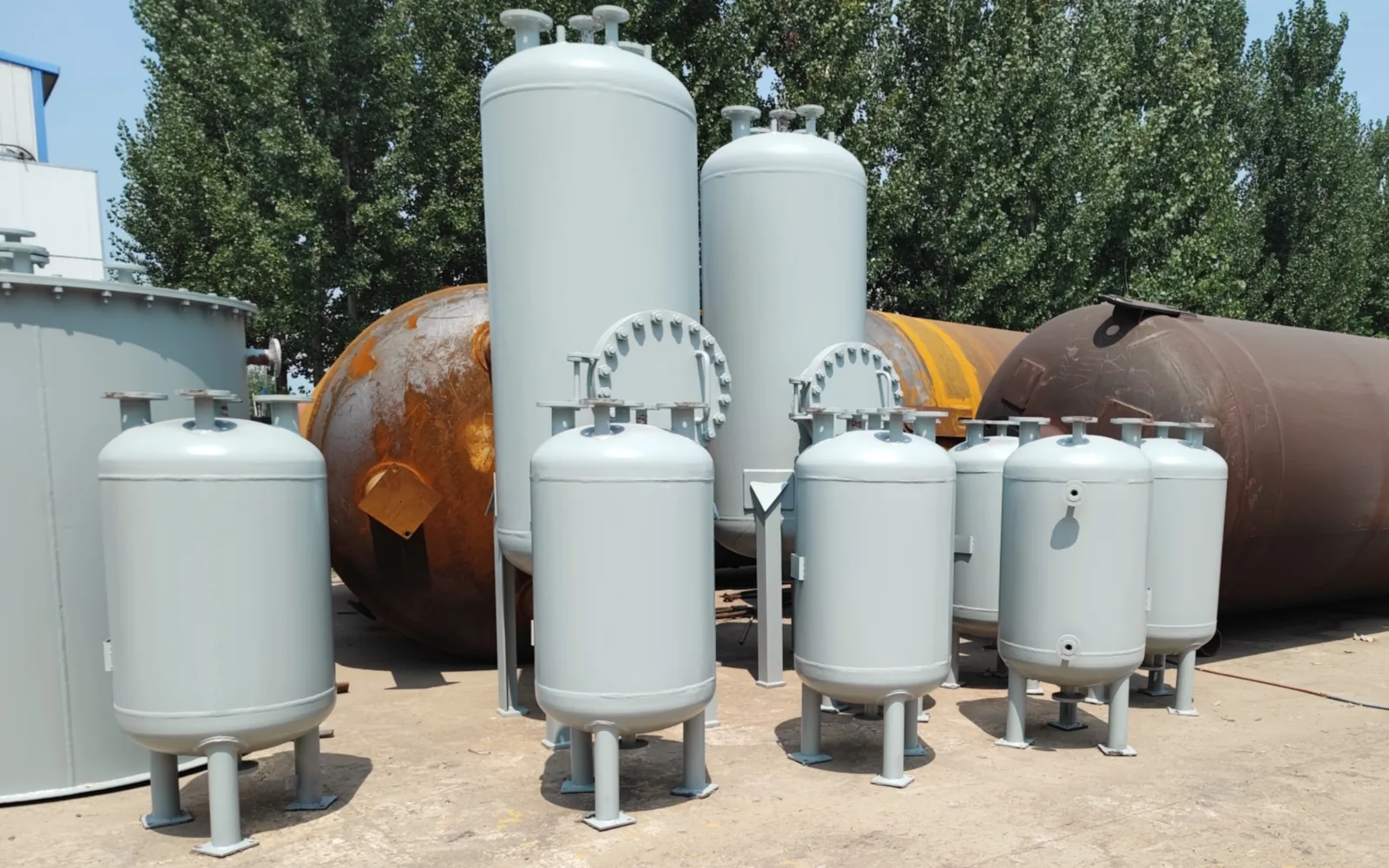 Industrial Refrigeration Pressure Vessels manufacturing photograph